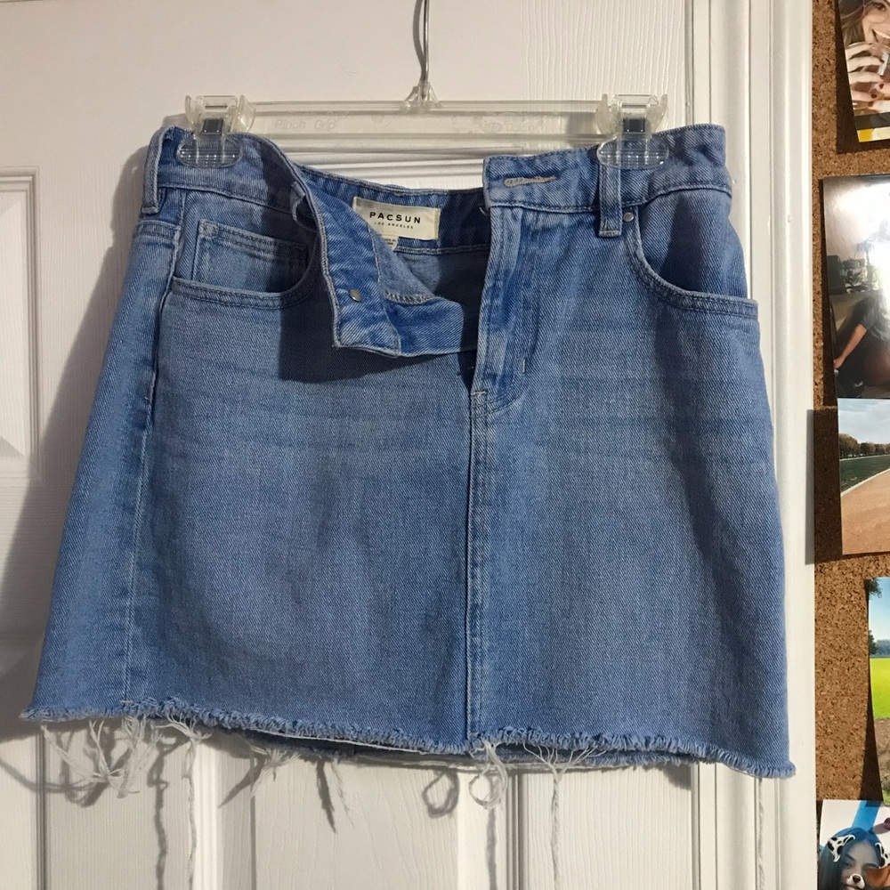 Pa sun distressed jean skirt size 26!!